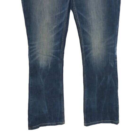 Express Jeans Blue Denim Stella Boot Cut Stretch Womens Size 4 - Picture 3 of 7